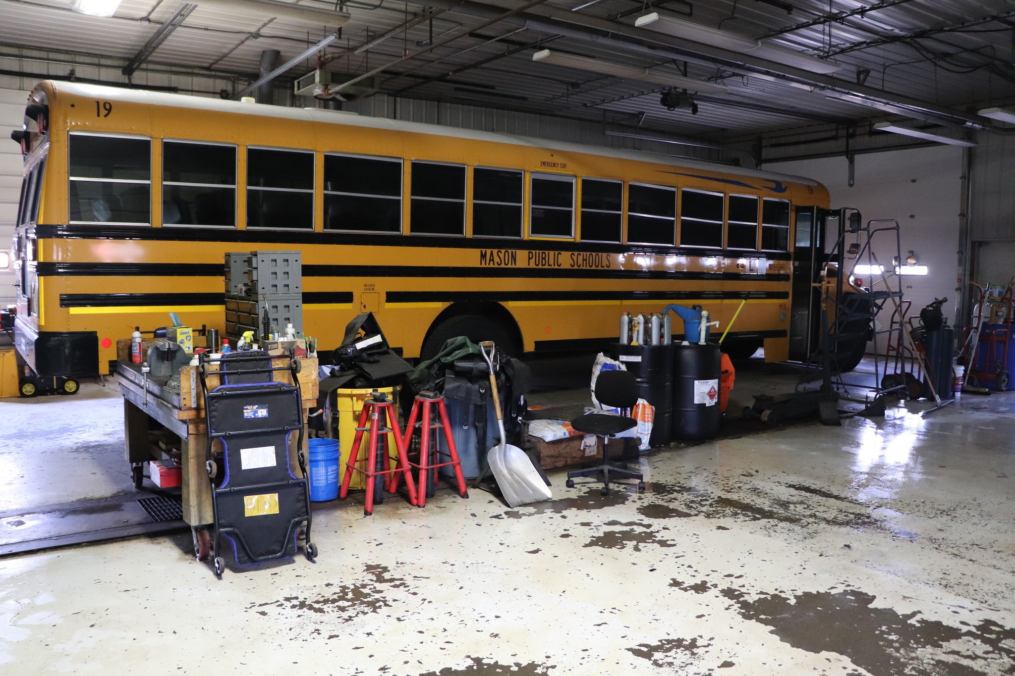 Transportation Garage Interior