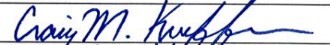 Craig Kueffner signature